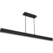 Visual Comfort I-Beam 72" Wide LED Linear Chandelier Nightshade Black