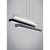 Visual Comfort 46" Wide Linear Suspension LED Satin Nickel