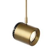 Visual Comfort Burk Integrated LED Accent / Spot Lights Ceiling Fixture with Shade Aged Brass / 2700K