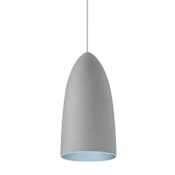 Visual Comfort Mini-Signal Mini Pendant Rubberized Gray / Blue