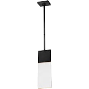 Visual Comfort Kulma 1" Wide LED Mini Pendant with Shade Black