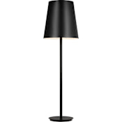 Visual Comfort Nevis 62" Tall LED Torchiere Floor Lamp Black