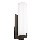 Visual Comfort Cosmo 18" High Integrated LED Wall Sconce with In-Line Fuse Bronze / 3000K
