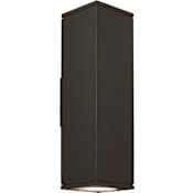 Visual Comfort Tegel 18" Tall LED Wall Sconce Bronze / 3000K / 10 Up and Down