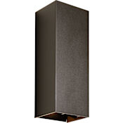 Visual Comfort Vex 2 Light 12" Tall LED Outdoor Wall Sconce Bronze