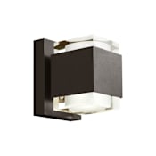 Visual Comfort Voto 9" Tall LED Wall Sconce with In-Line Fuse and Surge Protection Bronze / 2700K