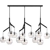 Visual Comfort Sedona 63" Wide 12 Light Chandelier Nightshade Black