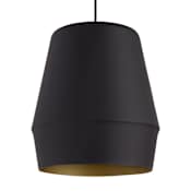 Visual Comfort Allea 13" Wide Pendant Black/Gold