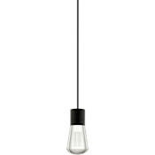 Visual Comfort Alva 4" Wide LED Mini Pendant Black