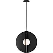 Visual Comfort Orbel Single Light 16" Wide Pendant Matte Black