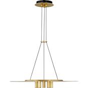 Visual Comfort Ponte 5 Light 22" Wide LED Chandelier Natural Brass