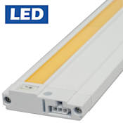 Visual Comfort Unilume LED 19" 10.5 Watt Plug-In Slimline Under Cabinet Light Bar - 641 Lm / 3000K White