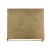 Visual Comfort Brompton 5" Tall LED Wall Sconce Natural Brass