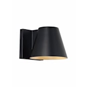Visual Comfort Bowman 5" Tall LED Outdoor Wall Sconce Black