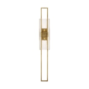 Visual Comfort Duelle 28" Tall LED Wall Sconce Natural Brass