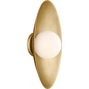 Visual Comfort Ace 13" Tall LED Natural Brass Wall Sconce Plated Brass