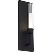 Visual Comfort Linger 16" Tall LED Wall Sconce Nightshade Black