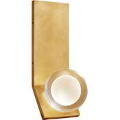 Visual Comfort Mina 14" Tall LED Wall Sconce - 277 Volt Natural Brass