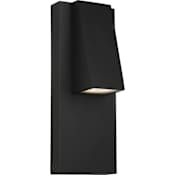 Visual Comfort Peak 13" Tall Warm Color Dimming LED Outdoor Wall Sconce Black