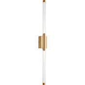 Visual Comfort Phobos 2 Light 32" Tall LED Wall Sconce Natural Brass
