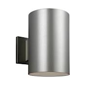 Visual Comfort 9" Tall LED Outdoor Wall Sconce Painted Brushed Nickel