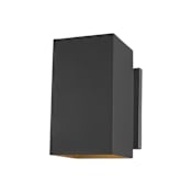 Visual Comfort Pohl 9" Tall Outdoor Wall Sconce Black