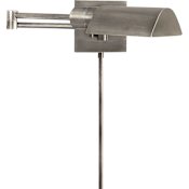 Visual Comfort Studio 5" Swing Arm Hardwired or Plug-In Wall Light by Studio VC Antique Nickel