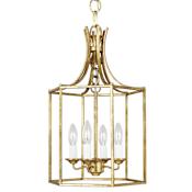 Visual Comfort Bantry House 4 Light 13" Wide Pendant Antique Gild