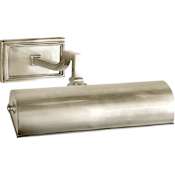Visual Comfort Dean 11" Hardwired or Plug-In Picture Light by Alexa Hampton Brushed Nickel
