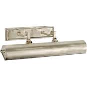 Visual Comfort Dean 18" Hardwired or Plug-In Picture Light by Alexa Hampton Brushed Nickel