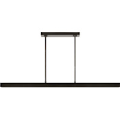 Visual Comfort Maybeck 4" Wide LED Linear Chandelier Bronze