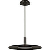 Visual Comfort Saucer 18" Wide LED Pendant Dark Bronze