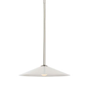 Visual Comfort Ponce 13" Wide LED Pendant Polished Nickel