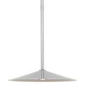 Visual Comfort Ponce 18" Wide LED Pendant Polished Nickel