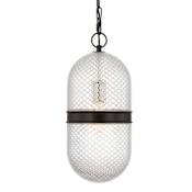 Visual Comfort Lucinda 8" Wide Mini Pendant Aged Iron