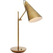 Visual Comfort Clemente 21" Table Lamp by AERIN Hand Rubbed Antique Brass