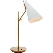 Visual Comfort Clemente 21" Table Lamp by AERIN Plaster White