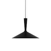 Visual Comfort Rosetta 18" Wide Pendant Matte Black / Polished Nickel