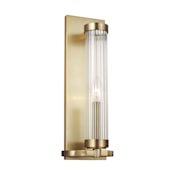 Visual Comfort Demi 16" Tall Wall Sconce Burnished Brass