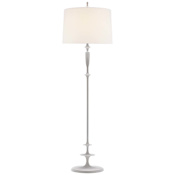 Visual Comfort Lotus 69" Tall Torchiere Floor Lamp Plaster White