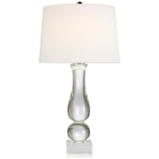 Visual Comfort Contemporary Balustrade 30" Tall Buffet Table Lamp Crystal
