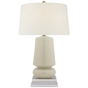 Visual Comfort Parisienne 29" Tall Buffet Table Lamp Coconut Porcelain