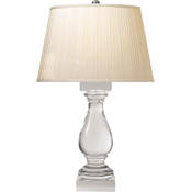 Visual Comfort Balustrade 27" Table Lamp by Chapman & Myers Crystal