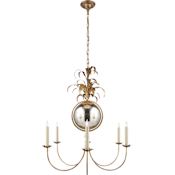 Visual Comfort Gramercy 32" Medium Chandelier by E. F. Chapman Gilded Iron