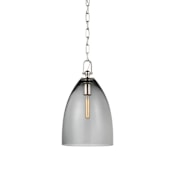 Visual Comfort Andros 12" Wide Pendant Polished Nickel