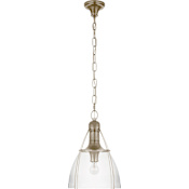 Visual Comfort Prestwick 14" Wide Pendant Antique Nickel