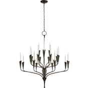 Visual Comfort Aiden 40" Large Chandelier by Chapman & Myers Aged Iron