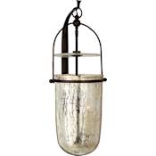 Visual Comfort Lorford 3 Light 24" Tall Wall Sconce Aged Iron / Mercury Glass