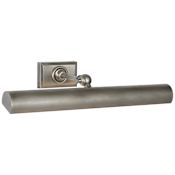Visual Comfort Cabinet Maker 18" Wide Rechargeable LED Picture Light Antique Nickel