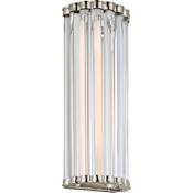 Visual Comfort Kean 14" Tall LED Wall Sconce Polished Nickel